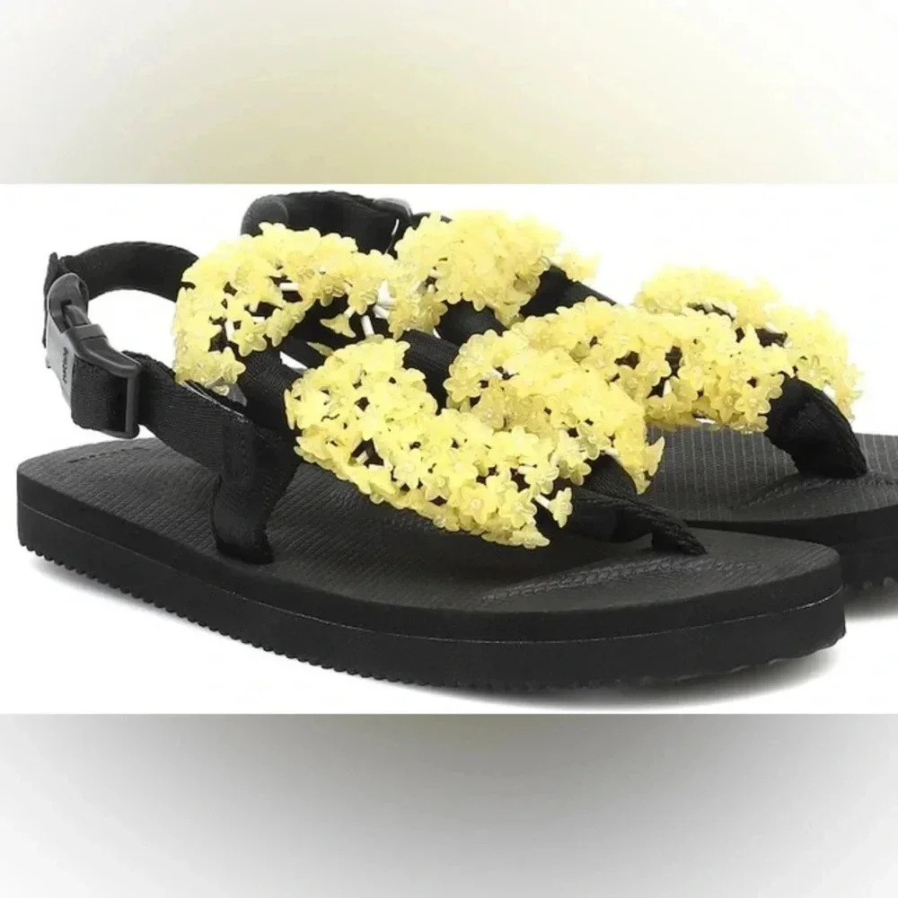 Cecilie Bahnsen x Suicoke Kat embellished‎ sandals